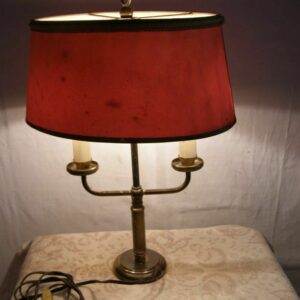 Ancienne lampe bouillotte en laiton