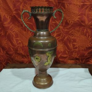 vase cuivre et laiton