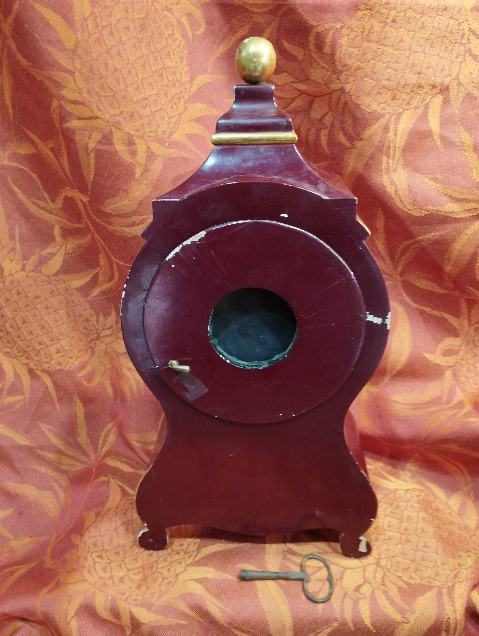 ancien petit cartel en bois forme violon mouvement Franz Hermle & Son - FHS – Image 4