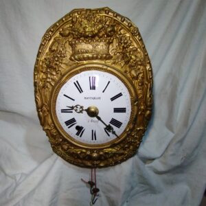 ancien mouvement de comtoise du 19ème siècle Montarlot - sonnerie cloche